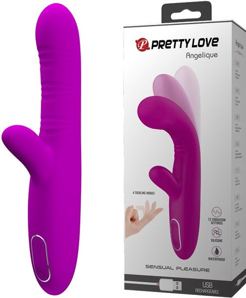 Pretty Love Angelique G-Spot Stimulation 12 Function 4 Tickling Modes Rechargeable