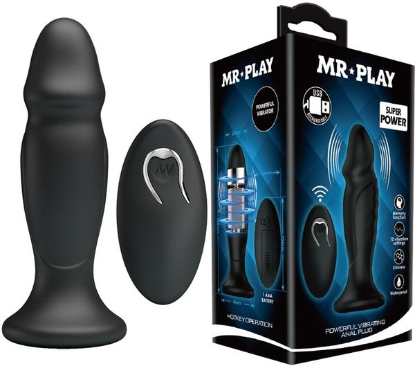 Pretty Love Powerful Vibrating Anal Plug 12 Vibration Modes