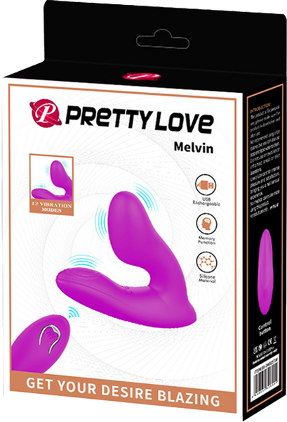 Pretty Love Melvin G-Spot Clitoral Massager 12 Synchronised Functions Rechargeable