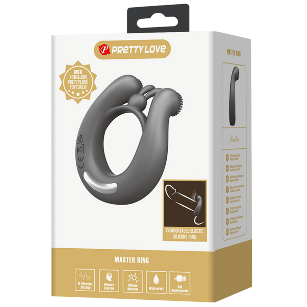 Pretty Love Daklie - Master Ring 12 Vibration Modes Rechargeable