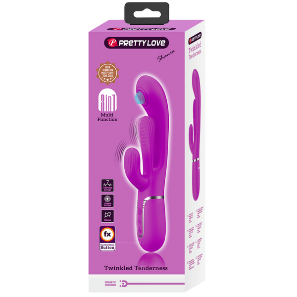Pretty Love Shania 4 in 1 Multi-Function Vibrator 7 Thumping Vibration Settings Rechargeable
