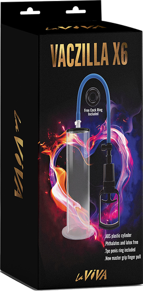 LaViva Vaczilla X6 TPR Chamber Sleeve Penis Pump