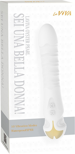 LaViva Oyster Pearl Sei Una Bella Donna Vibrator 10 Modes Waterproof Rechargeable