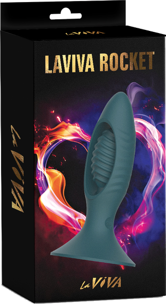 LaViva Rocket Butt Plug With Wireless 6 Vibration Modes Remote Control Rechargeable