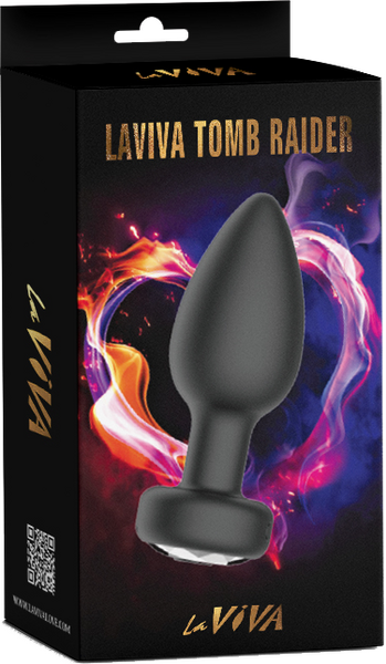 LaViva Tomb Raider Butt Plug 10 Vibration Modes App Control Rechargeable