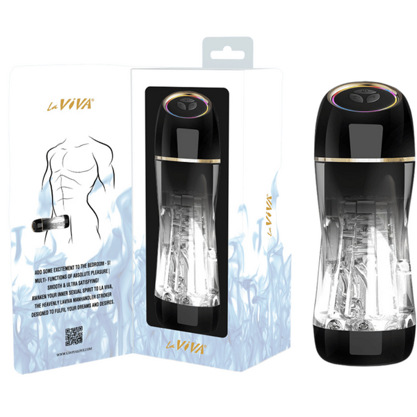 LaViva Manhandler Stroker 10 Vibration 10 Suction Plus Burst Modes Rechargeable