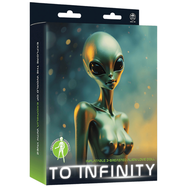 Excellent Power Inflatable 3-Breasted Alien Love Doll - 153 cm tall