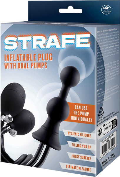 Excellent Power Strafe Inflatable Plug with Dual Pumps