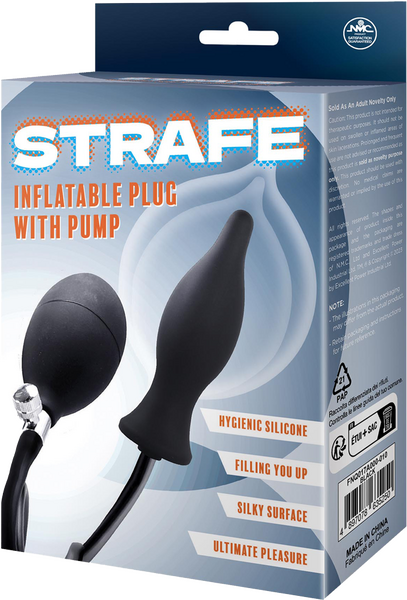 Excellent Power Strafe Inflatable Teardrop Plug with Pumps