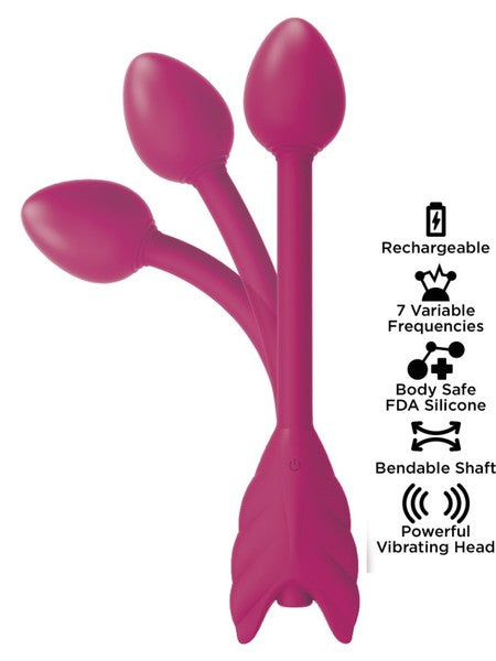 Hott Products Unlimited Soar Up G-Spot Clitoral or Anal pleasure 7 Modes Rechargeable