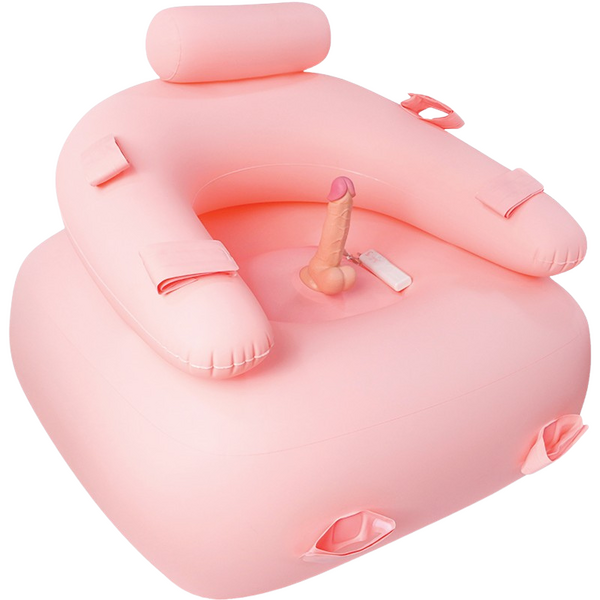 Hott Products Unlimited Get Down On It Inflatable Vibrating Dildo