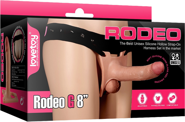 Lovetoy Hollow 8'' Strap-on