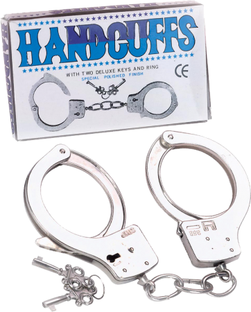 Excellent Power Metal Handcuffs Quick Release Button