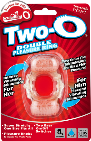 Screaming O Two-O Dual-Motor Disposable Pleasure Ring