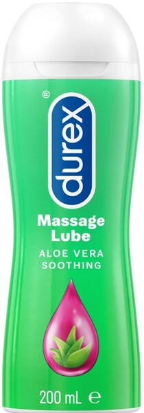 Durex 2 in 1 Aloe Vera Massage Gel 200ml
