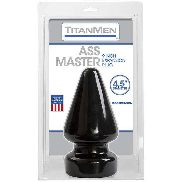 Doc Johnson TitanMen Ass Master Expansion Plug Phthalate Free Body Safe