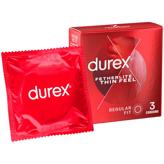 Durex Fetherlite Thin Feel 3's 52mm Lubricated