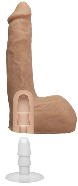 Doc Johnson Seth Gamble Ultraskyn Cock Removable Vac-u-lock Suction Cup
