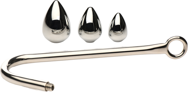Xr Brands Anal Hook Trainer Anal Hook W/ 3 Plugs