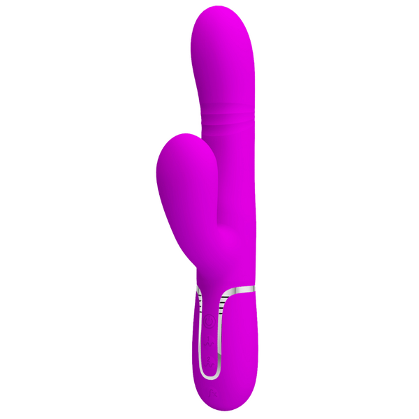 Pretty Love Mariana - 4 in 1 Rabbit Vibrator 7 Vibration Thumping 4 Nodding Setting Rechargeable
