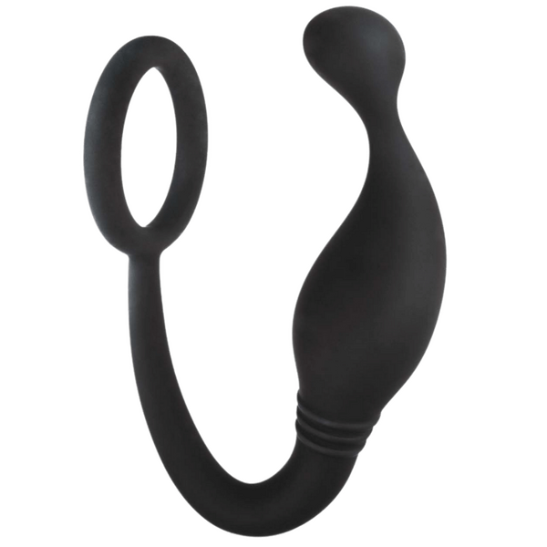 Excellent Power Prostate Plug with Love Ring - 4"