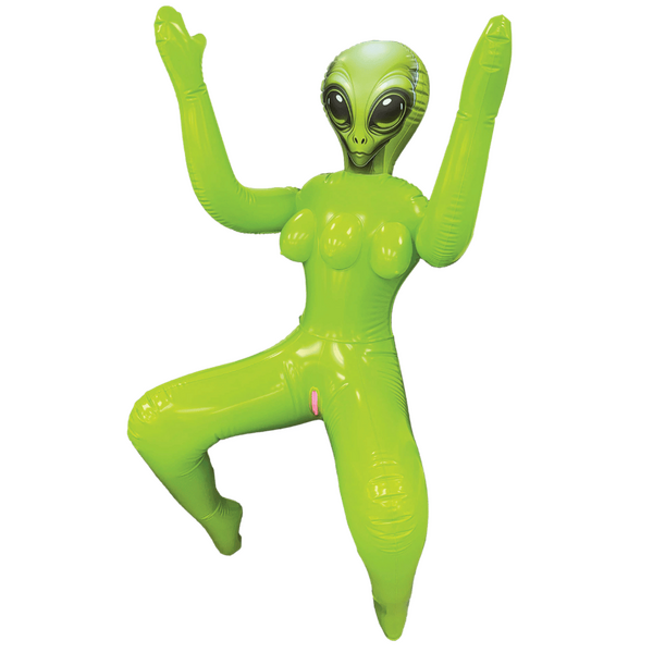Excellent Power Inflatable 3-Breasted Alien Love Doll - 112cm Tall