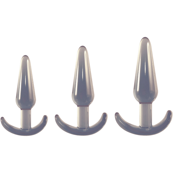 Excellent Power Butt Fantasy - Triple Tapered Anal Plug Set