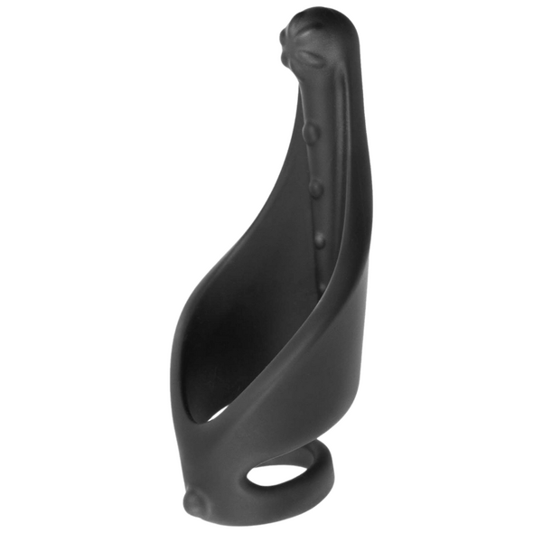 Excellent Power Cock Ring with Ball Strap and Clit Stimulator