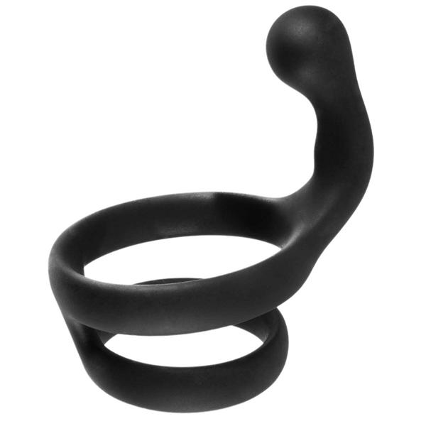 Excellent Power Cock Ring with Ball Strap and Clit Stimulator Silicone
