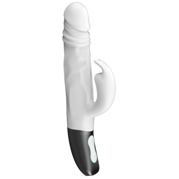 Excellent Power Rotating Rabbit Silicone Vibrator 10 Thrusting Vibrating Rhythms Rechargeable