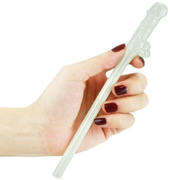 Lovetoy Willy Straws Glow in the Dark - Pack of 9