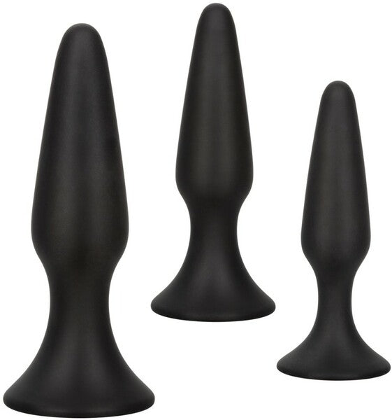 COLT® Silicone Anal Trainer Kit (3 Tapered Anal Plugs Graduating Sizes)