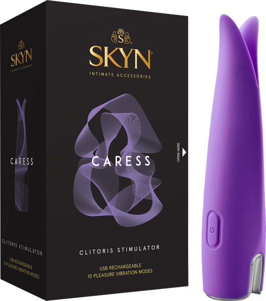SKYN® Caress Clitoris Stimulator 10 Vibration Modes Rechargeable