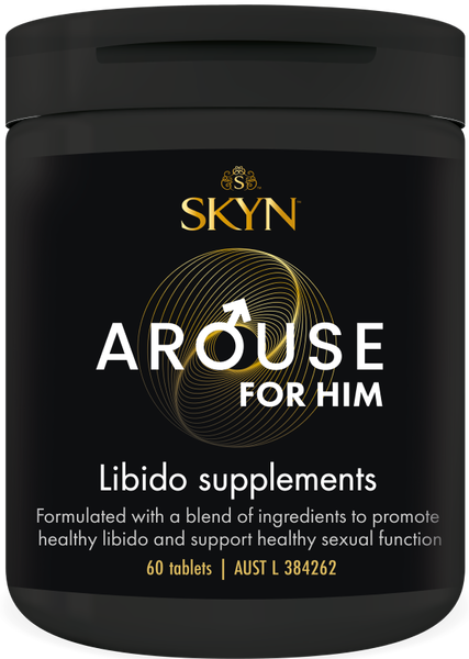 Lifestyles Arouse For Him by Skyn Libido Supplements 60 tablets