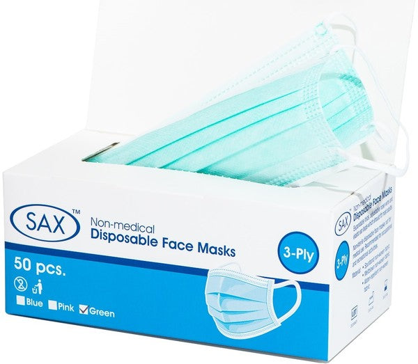 Sax Disposable Face Mask - Pack of 50