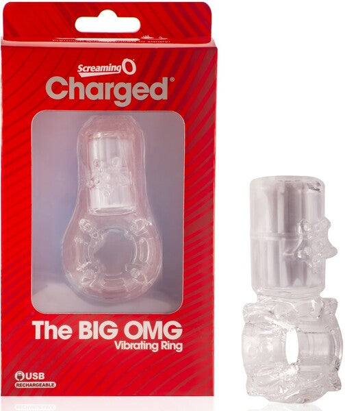 Screaming O The Big OMG Vibrating Ring Vertical Motor Maximum Clit Contact Rechargeable