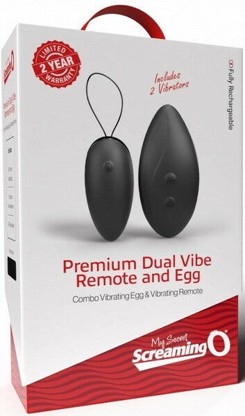 Screaming O Premium Dual Vibe Low-Pitch Ergonomic Flex Vibe Rechargeable