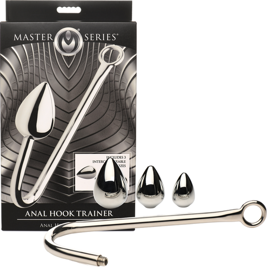 Xr Brands Anal Hook Trainer Anal Hook W/ 3 Plugs