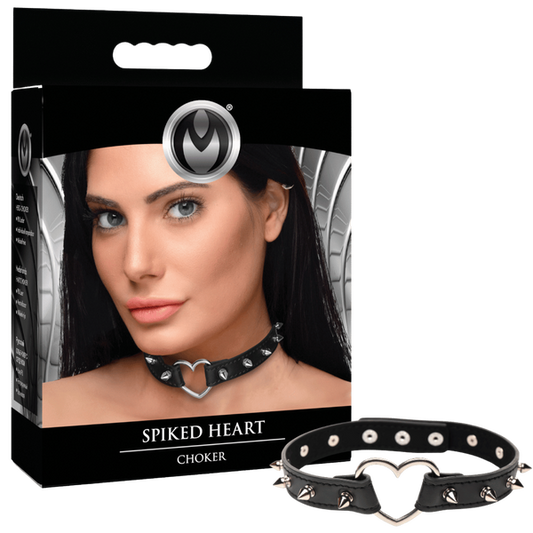 Xr Brands Spiked Heart Choker
