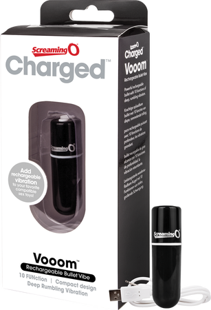 Screaming O Vooom Bullet 10 Function Motor Rumbles Deep for Penetrating Pleasure
