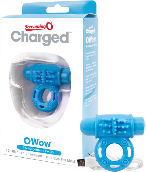 Screaming O OWow Ring 10 Function Deep Rumbling Vooom Technology Rechargeable