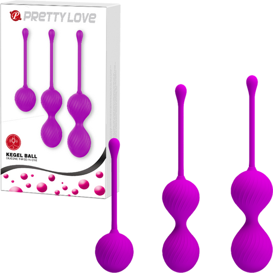 Pretty Love Kegel Ball Kit Single 34mm Double 34mm Double 38mm