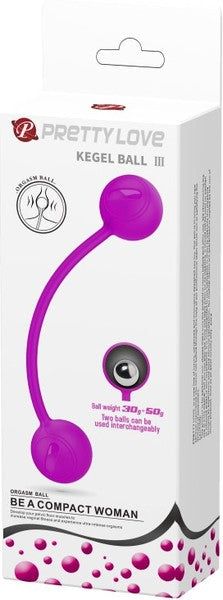 Pretty Love Kegel Ball III Houses Two Weighted Marbles