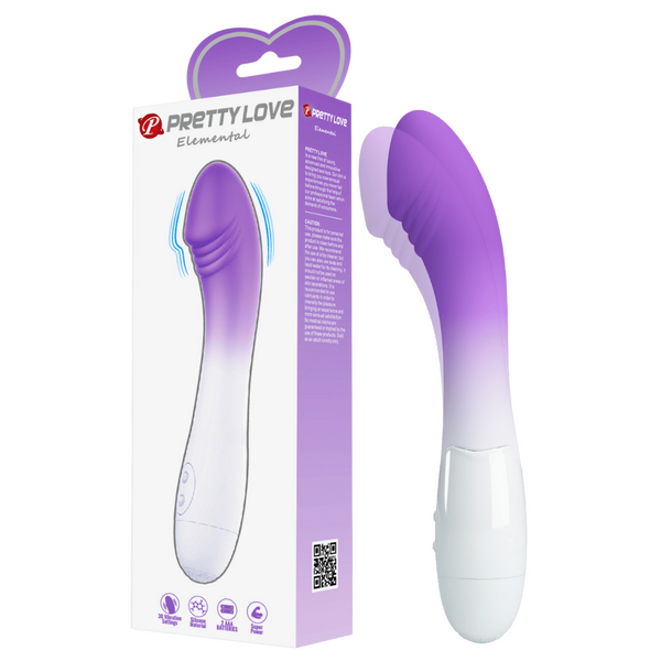 Pretty Love Elemental G-Spot Vibrator Silicone 30 Functions