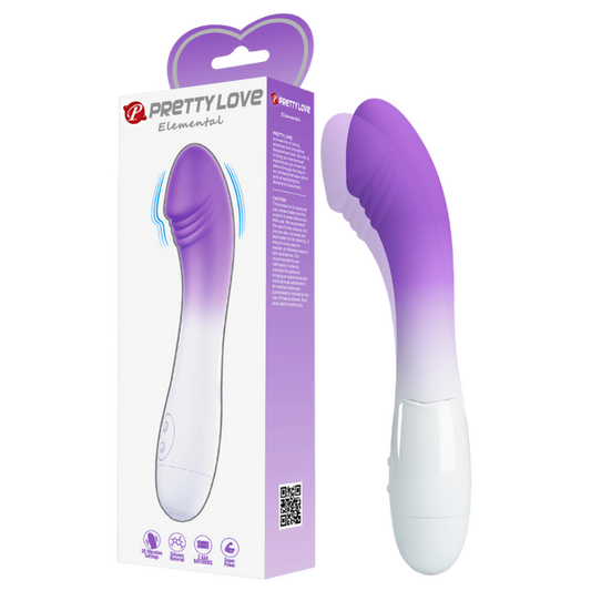 Pretty Love Elemental G-Spot Vibrator Silicone 30 Functions
