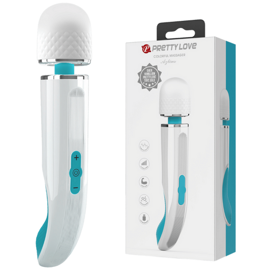 Pretty Love Charming Massage Wand 9.4" 5 Speed 7 Vibration Settings Rechargeable