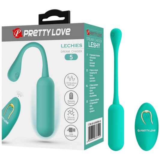Pretty Love Lechies Dream Chaser Vibrating Egg 12 Vibrating Modes Remote Rechargeable