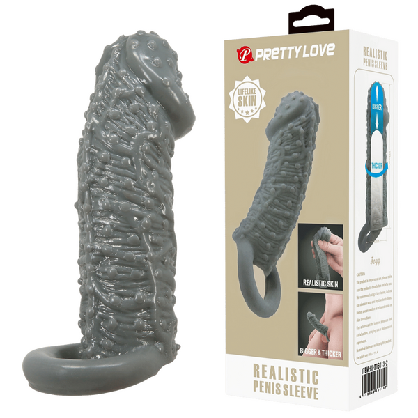Pretty Love Realistic Penis Sleeve Extender