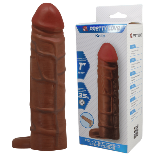 Pretty Love Kaile Cock Sleeve Penis Sheath TPR Material 7"