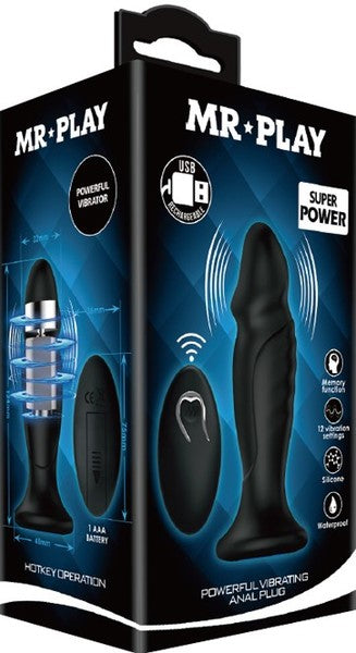 Pretty Love Powerful Vibrating Anal Plug 12 Vibration Modes
